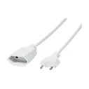 Μπαλαντέζα LogiLink Euro CEE 7/16 plug to socket, 1m, white