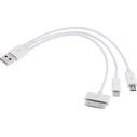 Καλώδιo USB 3-IN-1 MULTI (MICRO USB, APPLE LIGHTNING APPLE 30PIN)