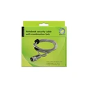 Κλειδαριά Laptop Navilock with combination lock 1.80m silver