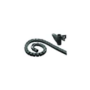 Οργανωτής Καλωδίων MediaRange Cable Bundle Hose 20mm 2.5m Black