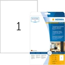 Ετικέτες Herma crystal clear A4 210x297 mm foil glossy 25 pcs