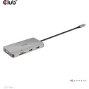 Docking Station Club3D USB-9-in1-HUB USB-C > HDMI/VGA/2xUSB/USB-C/RJ45/SD