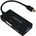 Αντάπτορας miniDisplayPort Logilink 4K 1.2 to DVI/HDMI/VGA