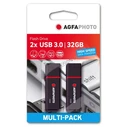 USB Flash 32GB AgfaPhoto 3.2 Gen 1 black MP2