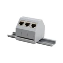 Αντάπτορας LogiLink DIN rail for 1x RJ45 Keystone module
