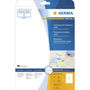 Ετικέτες Herma transparent A4 matt 210 x 297 mm wfest 10 pcs.