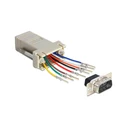 Αντάπτορας Delock D-Sub9 -> RJ45 M / F mounting kit