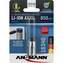 Επαναφορτιζόμενες Μπαταρίες Ansmann 16340 Li-Ion Akku 850mAh 3,6V Micro USB Input 1300-0015