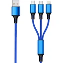 Καλώδιo USB 2GO 3 in 1 - Blue - 150cm f. Micro-USB