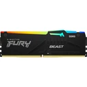 Μνήμη RAM Σταθερού DDR5 16GB Kingston FURY Beast RGB 288-PIN - 5600 MHz / PC5-44800