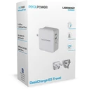 Φορτιστής Πρίζας RealPower DeskCharge-65 Travel Wall Charger White