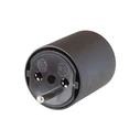 Aντάπτορας FIX DE to CH black 230V 3-pin T12 to Schuko
