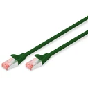 Καλώδιο Δικτύου Digitus Cat6 S/FTP 2xRJ45 1.0m Green lever protection