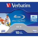 BD-R Verbatim 25GB 10pcs printable Jew.C 6x sing.