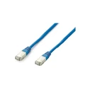 Καλώδιο Δικτύου Equip Cat6A S/FTP 2xRJ45 10.00m Blue Plat.LSZH
