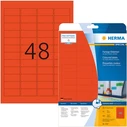 Ετικέτες Herma A4 red 45,7x21,2 mm matt 960 pcs.
