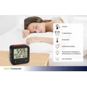 Ρολόι Ξυπνητήρι TFA 60.2528.01 Bingo black Digital RC w. Temper