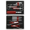 Αξεσουάρ Νυχιών Zwilling CLASSIC INOX Croco Manicure Set, red, 10 pcs.