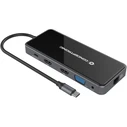 Docking Station Conceptronic USB-C->2xHDMI,GbE,PD,2xUSB3.0,SD0.25 gr