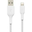 Καλώδιο USB Belkin Lightning 1m, coated, mfi cert, white