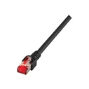 Καλώδιο Δικτύου EFB RJ45 S/FTP, Cat.6, LSZH, 0,5m, Black