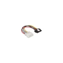 Καλώδιο Delock SATA 15Pin -> Molex 4Pin Bu/St 0.15m