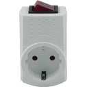 Μονόπριζο REV adapter plug w. switch