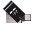 USB Flash 128GB Philips 2 in 1 OTG USB 3.1 + USB C Midnight Black