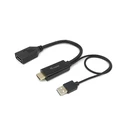 Αντάπτορας HDMI Equip Displayport M/F 0.15m 4K/60Hz sw