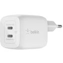 Φορτιστής Πρίζας Belkin Dual 65W PD USB-C, white PPS-Tech.WCH013vfWH