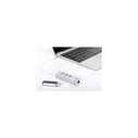 USB Hub Digitus USB2.0/C 3-Port Fast Ethern. Aluminium