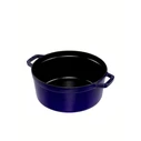 Κατσαρόλα Staub Round Cocotte, 24cm cast iron, dark blue