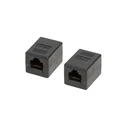 Βύσμα Δικτύου Logilink connector 1:1 2x RJ45 Cat.6 UTP, Black
