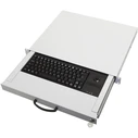 Πληκτρολόγιο Για Καμπίνα Δικτύου Aixcase 19" Rack 1U DE Trackball PS2&USB lightgray
