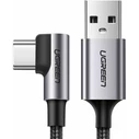 Καλώδιο USB Ugreen Angled USB-C To USB-A Data Black 2M
