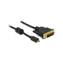 Καλώδιο HDMI Delock HDMI micro D -> DVI(24+1) M/M 2.00m