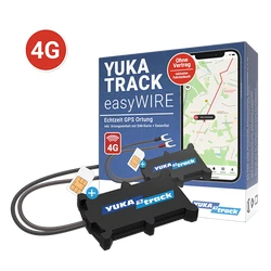 GPS Tracker Yukatrack easyWire 4G AIO with SIM + Data Flat