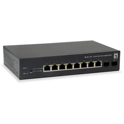 Network Switch LevelOne 8x GE GEP-1051 2xGSFP 70W 8xPoE