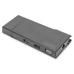 Docking Station Digitus DA-70894 USB 3.0 - VGA, HDMI - GigE