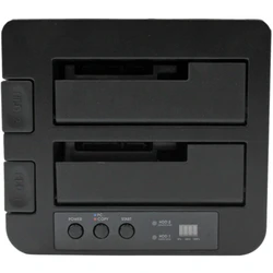 HDD Docking Station StarTech Dual USB 3.0 (5 Gbps) eSATA to 2.53.5 SATA III HDDSSD Hard Disk Cloner