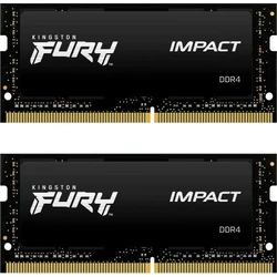 Μνήμη RAM Φορητού DDR4 64GB Kingston FURY Impact - 2 x 32GB - SO-DIMM 260-pin - 3200 MHz / PC4-25600