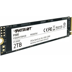 Σκληρός Δίσκος M.2 SSD 2TB Patriot P300 - PCIe 3.0 x4 (NVMe)