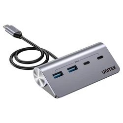 USB Hub Unitek ALUMINIUM USB-C 2X USB-A 2X USB-C 5GBPS