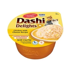 Λιχουδιές/Σνακ Γάτας Inaba Dashi Delights Chicken with cheese in broth 70g
