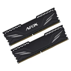 Μνήμη RAM Σταθερού DDR4 32GB AFOX GAMING 2X16GB 3200MHZ CL16 RANK1 XMP2 Black