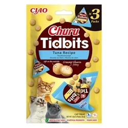 Υγρή Τροφή Γάτας Inaba Churu Tidbits Tuna 3x12g