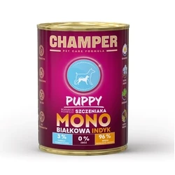 Υγρή Τροφή Σκύλων Champer Puppy Monoprotein Turkey 400g