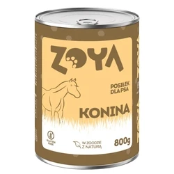 Υγρή Τροφή Σκύλων Zoya Horse 800g