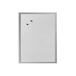 Μαγνητικός Πίνακας Herlitz and Whiteboard 40x60 Holzr. silver