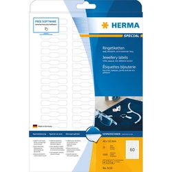 Ετικέτες Herma ring labels A4 White 49x10 mm opaque 1500 pcs.